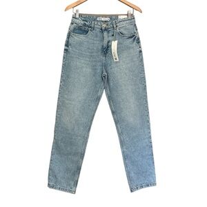 New Zara Mom Fit HighRise Slim Mom Leg Ankle Comfort CottonElastane Size 6